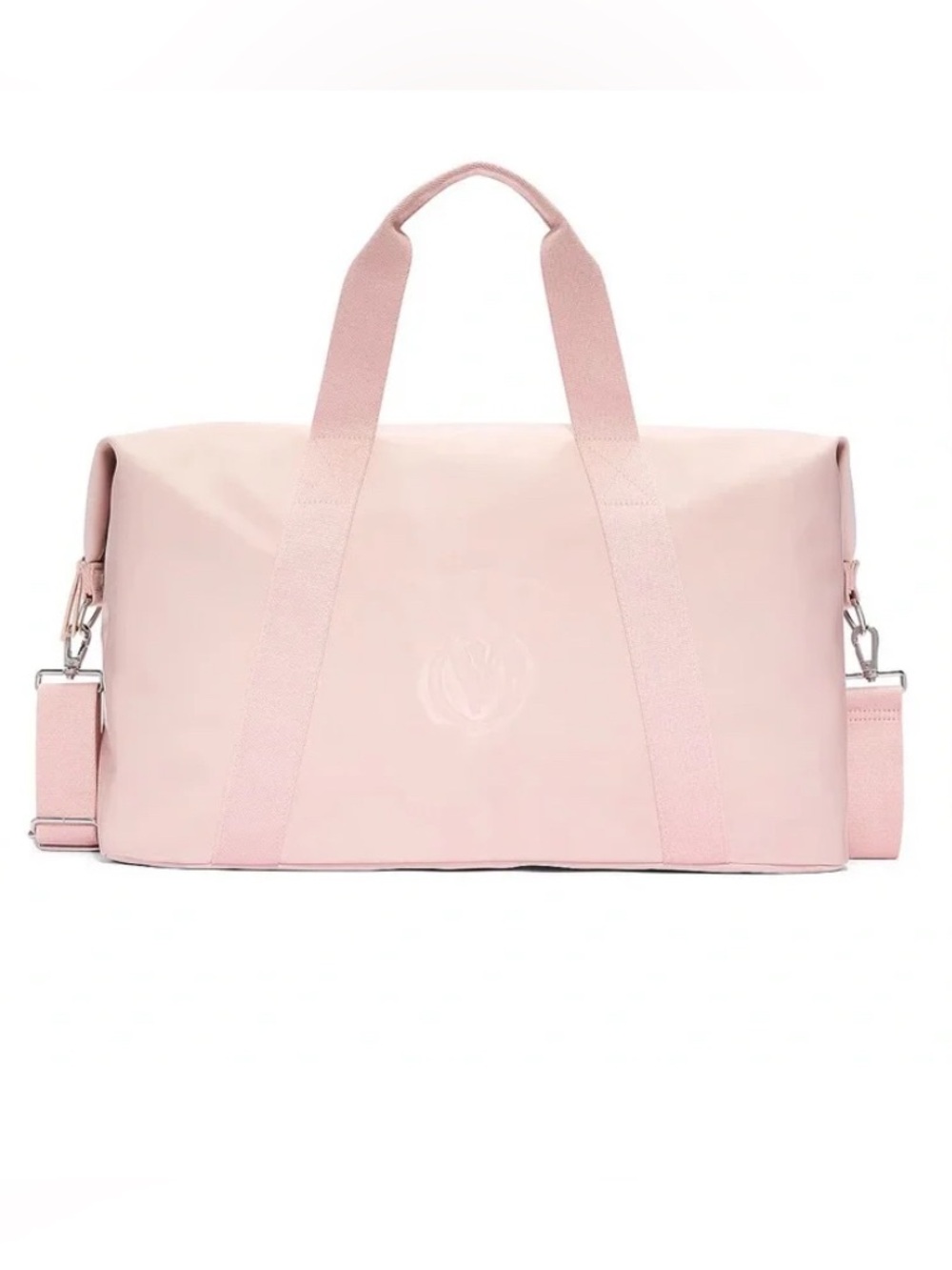 VICTORIA’S SECRET Blush Pink Metallic Duffle Bag